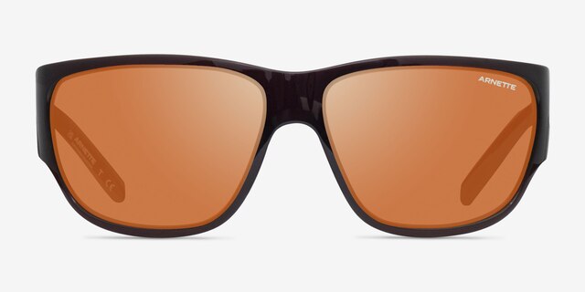 ARNETTE Wolflight Dark Red PlasticSunglass Frames from EyeBuyDirect, Front View