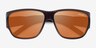 ARNETTE Wolflight Dark Red PlasticSunglass Frames from EyeBuyDirect, Closed View