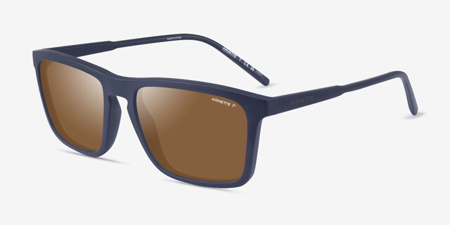 ARNETTE Shyguy Matte Navy PlasticSunglass Frames from EyeBuyDirect, Angle View