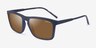 ARNETTE Shyguy Matte Navy PlasticSunglass Frames from EyeBuyDirect, Angle View