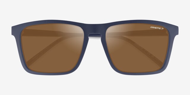 ARNETTE Shyguy Matte Navy PlasticSunglass Frames from EyeBuyDirect, Closed View