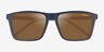 ARNETTE Shyguy Matte Navy PlasticSunglass Frames from EyeBuyDirect, Closed View