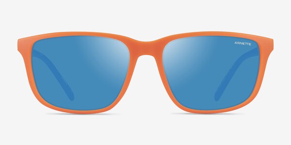 ARNETTE Pirx Matte Orange Blue Plastic Sunglass Frames
