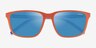 ARNETTE Pirx Matte Orange Blue PlasticSunglass Frames from EyeBuyDirect, Closed View