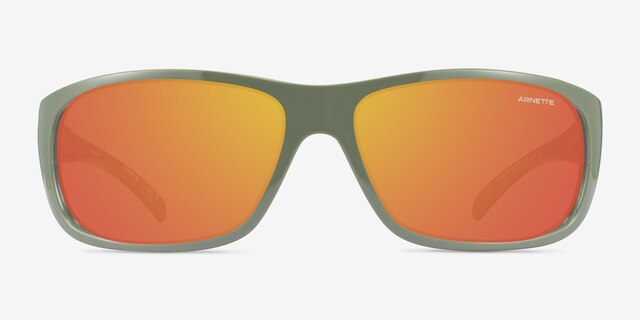 ARNETTE Uka-Uka Green PlasticSunglass Frames from EyeBuyDirect, Front View