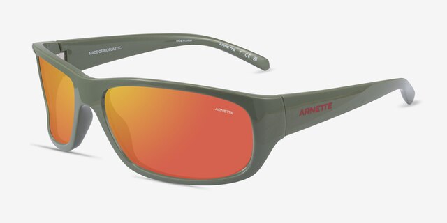 ARNETTE Uka-Uka Green PlasticSunglass Frames from EyeBuyDirect, Angle View