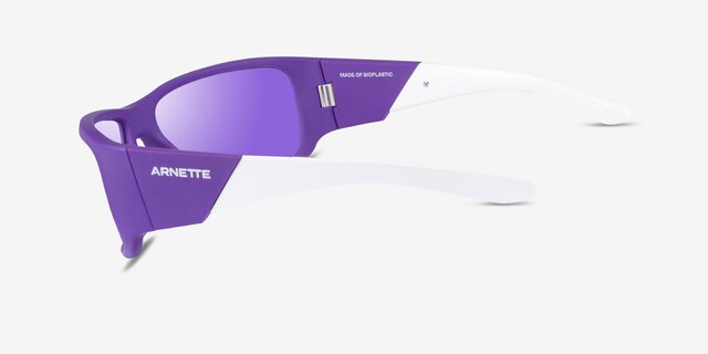 ARNETTE Snap Ii Matte Purple PlasticSunglass Frames from EyeBuyDirect, Side View
