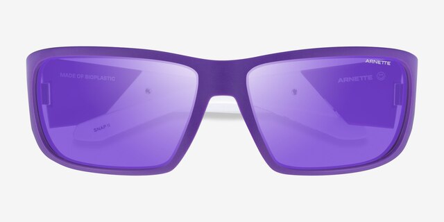 ARNETTE Snap Ii Matte Purple PlasticSunglass Frames from EyeBuyDirect, Closed View