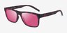 ARNETTE Bandra Red Black Tortoise PlasticSunglass Frames from EyeBuyDirect, Angle View