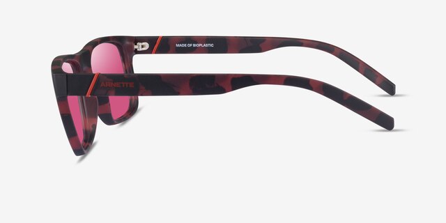 ARNETTE Bandra Red Black Tortoise PlasticSunglass Frames from EyeBuyDirect, Side View