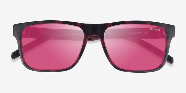 ARNETTE Bandra Red Black Tortoise PlasticSunglass Frames from EyeBuyDirect, Closed View