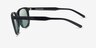 ARNETTE Woland Black Clear Green PlasticSunglass Frames from EyeBuyDirect, Side View