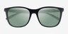 ARNETTE Woland Black Clear Green PlasticSunglass Frames from EyeBuyDirect, Closed View