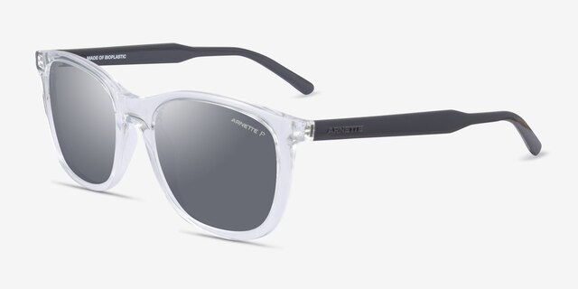 ARNETTE Woland Clear PlasticSunglass Frames from EyeBuyDirect, Angle View