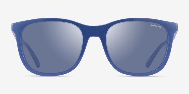 ARNETTE Woland Blue PlasticSunglass Frames from EyeBuyDirect, Front View