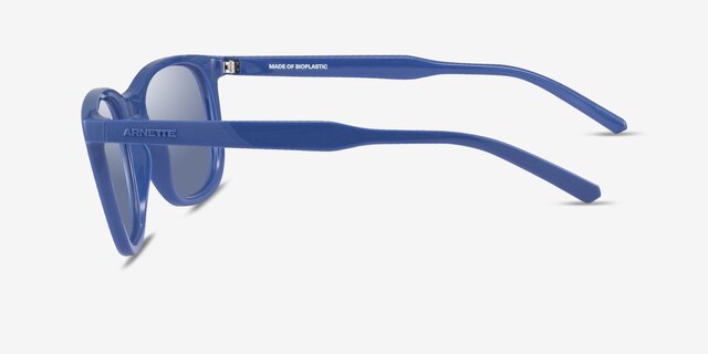 ARNETTE Woland Blue PlasticSunglass Frames from EyeBuyDirect, Side View