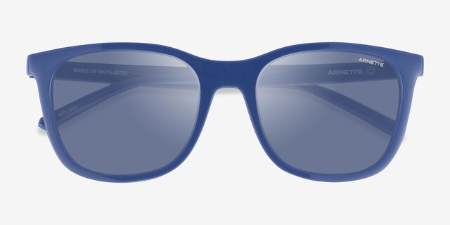 ARNETTE Woland Blue PlasticSunglass Frames from EyeBuyDirect, Closed View