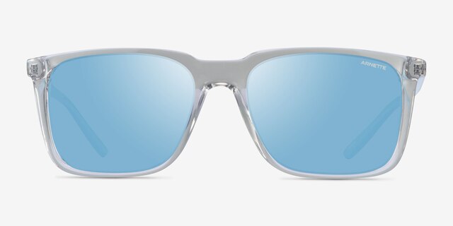 ARNETTE Trigon Clear Gray PlasticSunglass Frames from EyeBuyDirect, Front View
