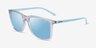 ARNETTE Trigon Clear Gray PlasticSunglass Frames from EyeBuyDirect, Angle View