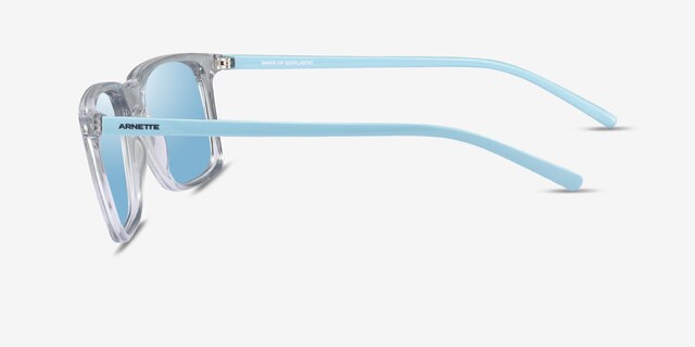 ARNETTE Trigon Clear Gray PlasticSunglass Frames from EyeBuyDirect, Side View