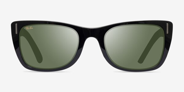 Ray-Ban Caribbean Shiny Black Acetate Sunglass Frames