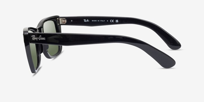 Ray-Ban Caribbean Shiny Black Acetate Sunglass Frames from EyeBuyDirect