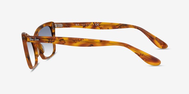 Ray-Ban RB2299 Amber Tortoise AcetateSunglass Frames from EyeBuyDirect, Side View