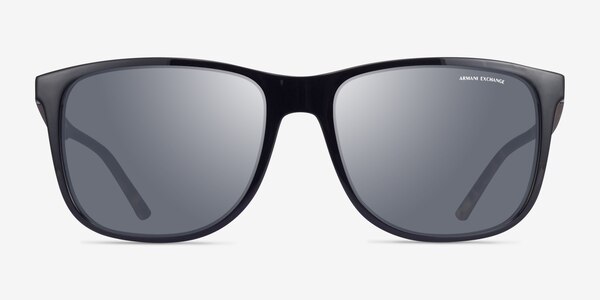 Armani Exchange AX4070S Shiny Black Plastic Sunglass Frames