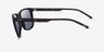 Armani Exchange AX4070S Shiny Black PlasticSunglass Frames from EyeBuyDirect, Side View
