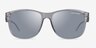 Armani Exchange AX4070S Clear Gray PlasticSunglass Frames from EyeBuyDirect, Front View