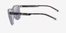 Armani Exchange AX4070S Clear Gray PlasticSunglass Frames from EyeBuyDirect, Side View