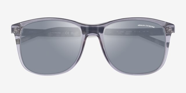 Armani Exchange AX4070S Clear Gray PlasticSunglass Frames from EyeBuyDirect, Closed View