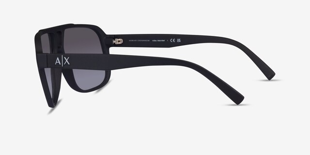 Armani Exchange AX4104S Matte Black PlasticSunglass Frames from EyeBuyDirect, Side View