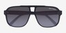 Armani Exchange AX4104S Matte Black PlasticSunglass Frames from EyeBuyDirect, Closed View