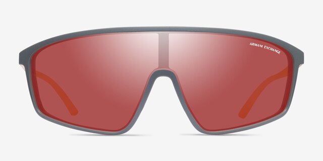 Armani Exchange AX4119S Matte Gray PlasticSunglass Frames from EyeBuyDirect, Front View