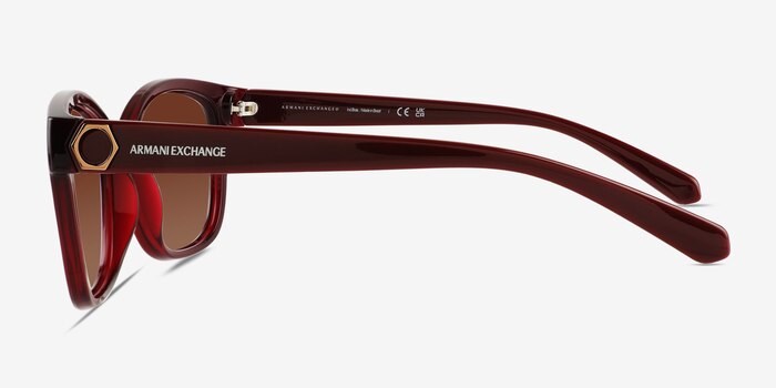 Armani Exchange AX4127S Dark Red Acetate Sunglass Frames from EyeBuyDirect