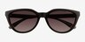 Armani Exchange AX4130SU Shiny Black AcetateSunglass Frames from EyeBuyDirect, Closed View