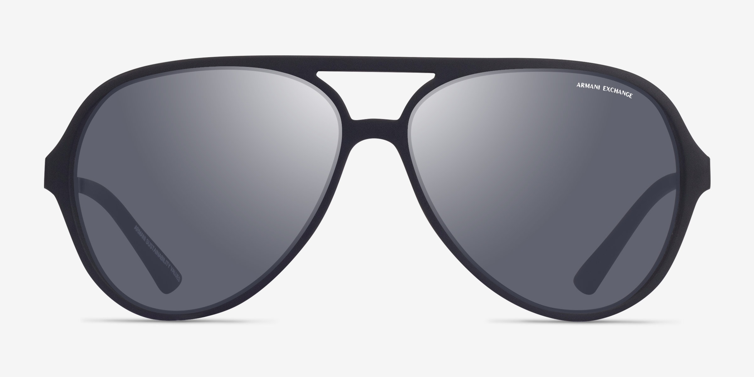 Armani Exchange AX4133S - Aviator Matte Black Frame Prescription