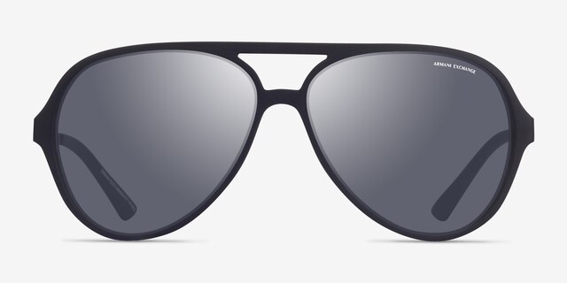 Armani Exchange AX4133S Matte Black Eco-friendlySunglass Frames from EyeBuyDirect, Front View