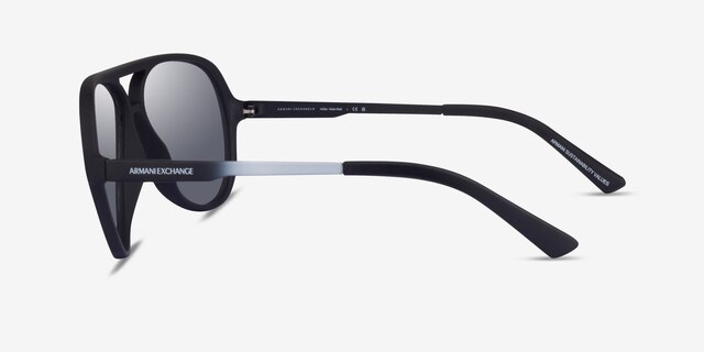 Armani Exchange AX4133S Matte Black Eco-friendlySunglass Frames from EyeBuyDirect, Side View