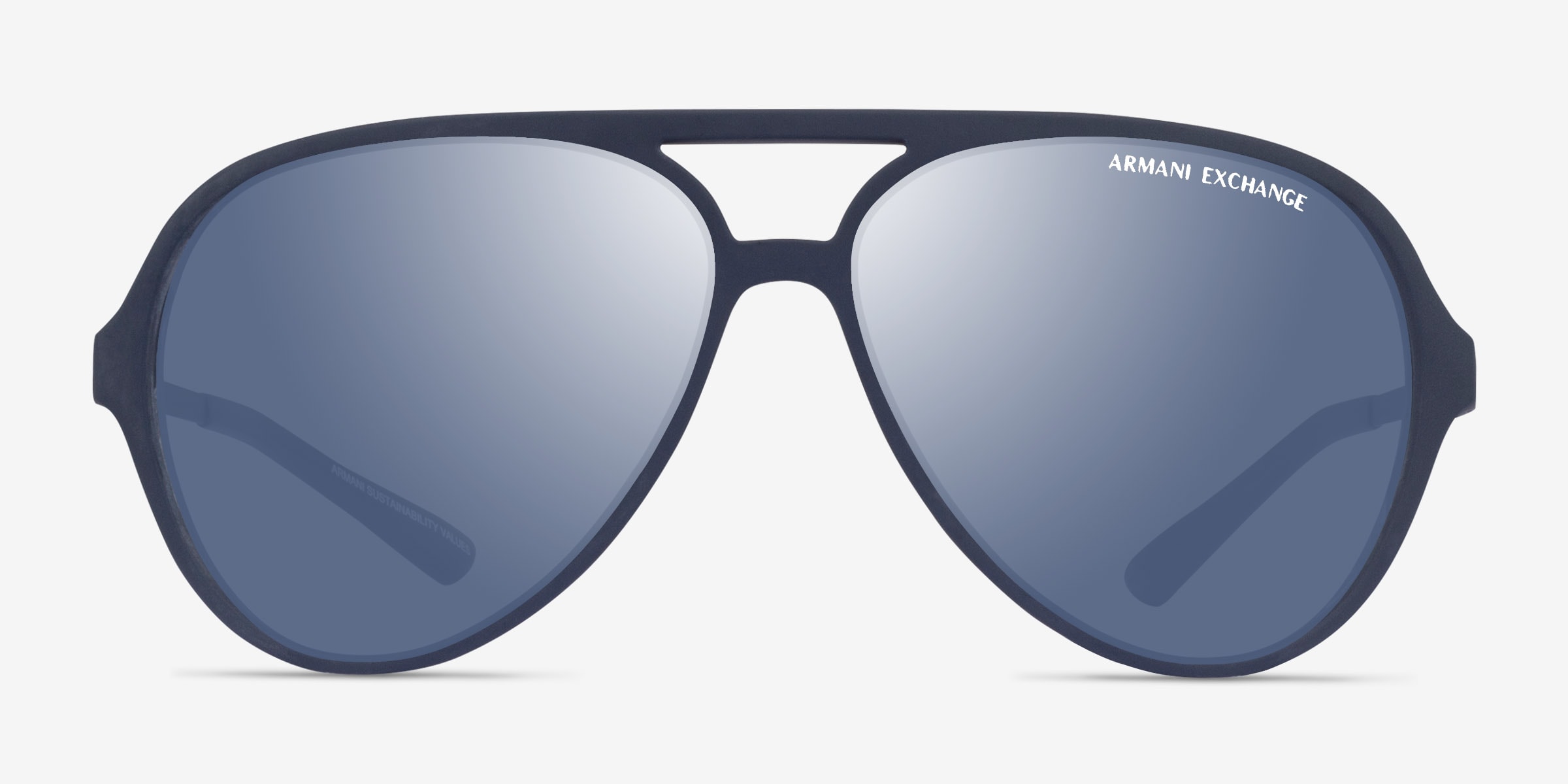 Armani Exchange 専用 Armani Exchange AX4133S - Aviator Matte Black Frame Prescription