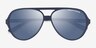 Armani Exchange AX4133S Matte Navy Eco-friendlySunglass Frames from EyeBuyDirect, Closed View