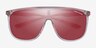 Armani Exchange AX4137SU Shiny Crystal PlastiqueSoleil de Lunette de vue d'EyeBuyDirect, Vue Rapprochée