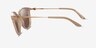 Armani Exchange AX4140S Shiny Brown AcétateSoleil de Lunette de vue d'EyeBuyDirect, Vue de Côté