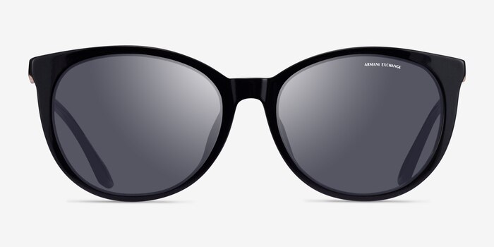 Armani Exchange AX4140SF Shiny Black Acetate Sunglass Frames from EyeBuyDirect