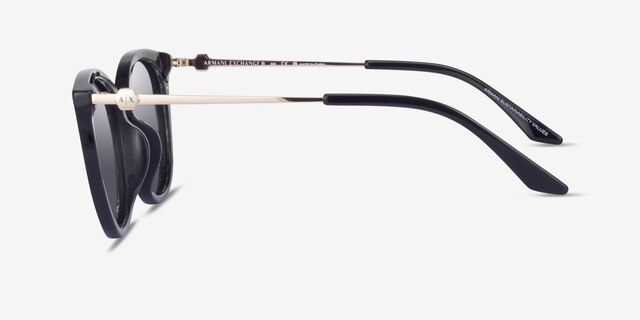 Armani Exchange AX4140SF Shiny Black AcetateSunglass Frames from EyeBuyDirect, Side View