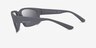Armani Exchange AX4142SU Matte Gray PlasticSunglass Frames from EyeBuyDirect, Side View