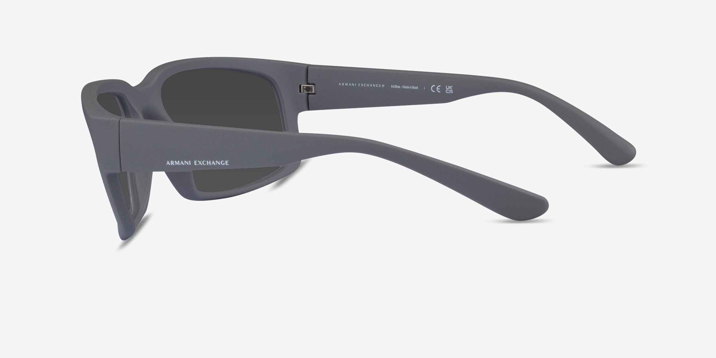Armani Exchange AX4142SU - Square Matte Gray Frame Prescription