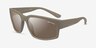 Armani Exchange AX4142SU Matte Brown PlasticSunglass Frames from EyeBuyDirect, Angle View