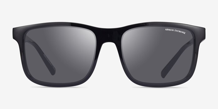 Armani Exchange AX4145S Shiny Black Eco-friendly Sunglass Frames from EyeBuyDirect